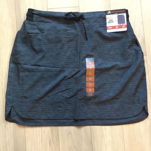 NWT Zeroxposur Sun Skort. Black Sz M, S - Picture 8 of 16